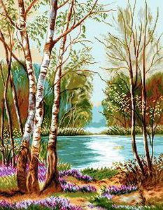 весна идет - картина - оригинал