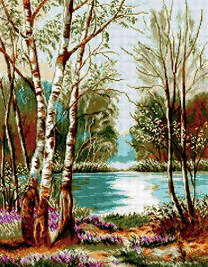 весна идет - картина - предпросмотр