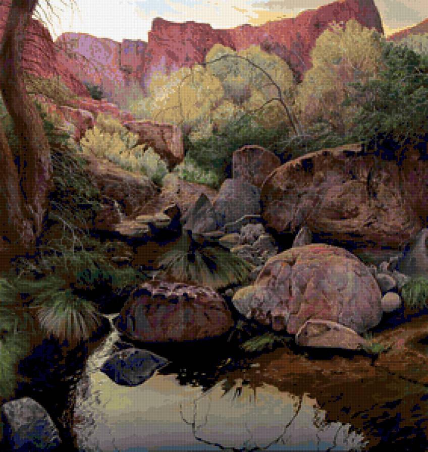 №317950 - природа, живопись, картина - предпросмотр