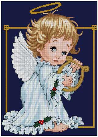 Ангел с лирой - оригинал