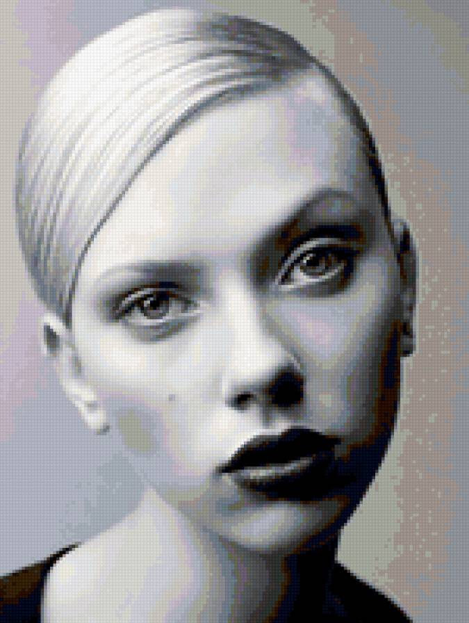 портрет - девушка - предпросмотр