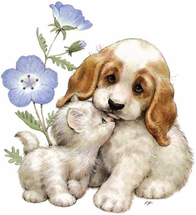 я и ты - любимцы, пушистые комочки - оригинал