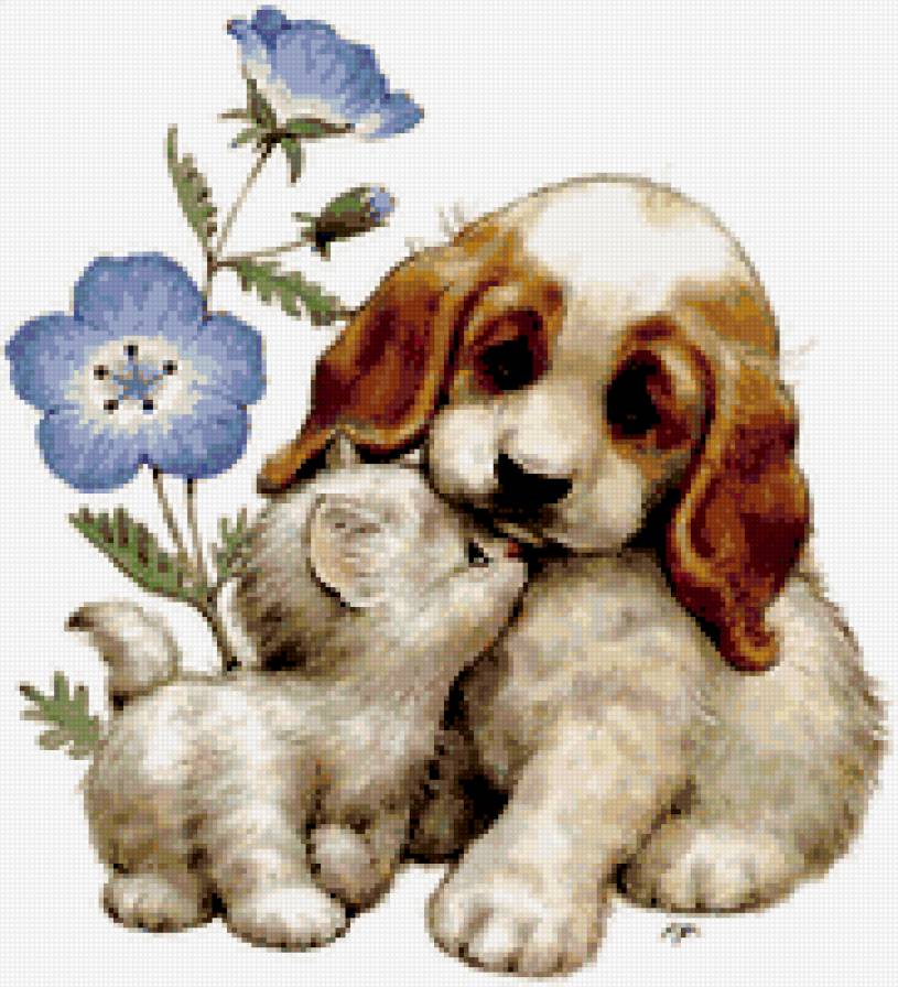 я и ты - любимцы, пушистые комочки - предпросмотр