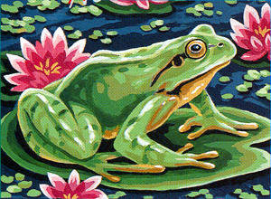 Лягушка в кувшинках - оригинал