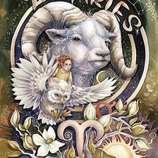 Схема вышивки «овен»