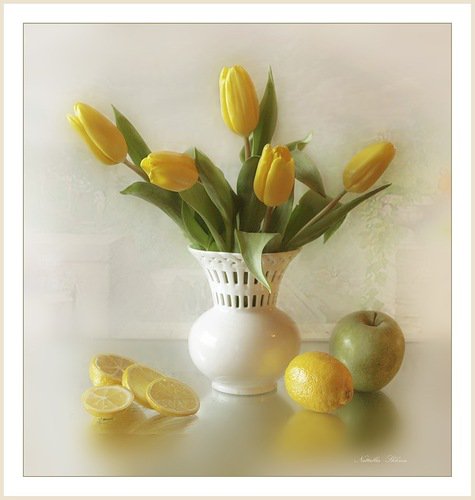 тюльпаны - тюльпаны, цветы, букет, натюрморт - оригинал