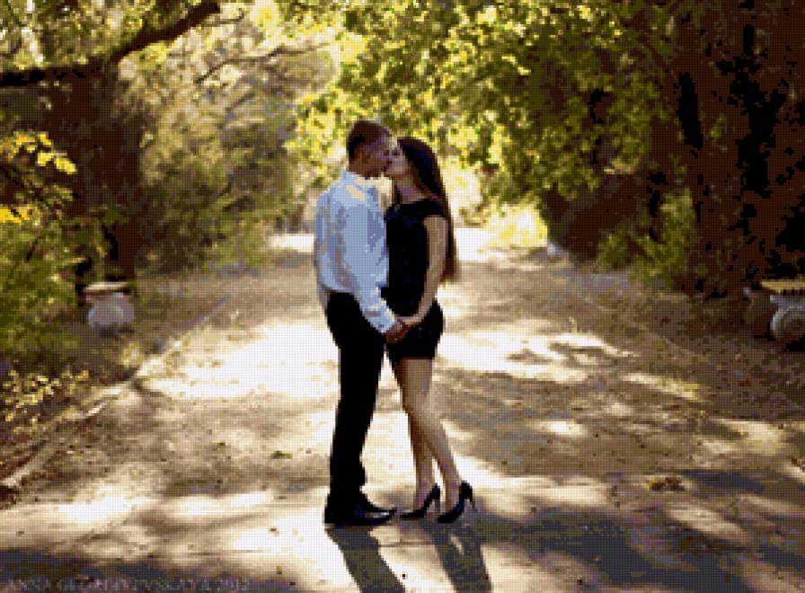 Любовь - пара, парк, любовь - предпросмотр