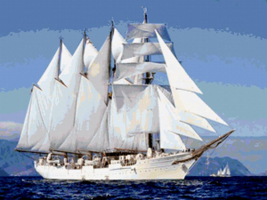 парус - пейзаж - предпросмотр