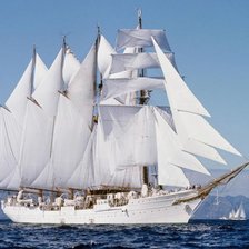 Схема вышивки «парус»