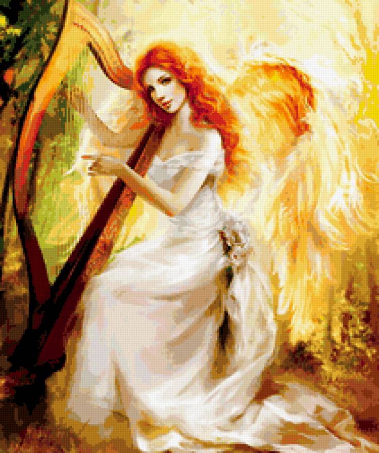 Ангельская музыка - ангел, красота - предпросмотр