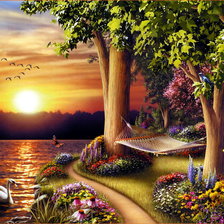 Схема вышивки «умиротворение»