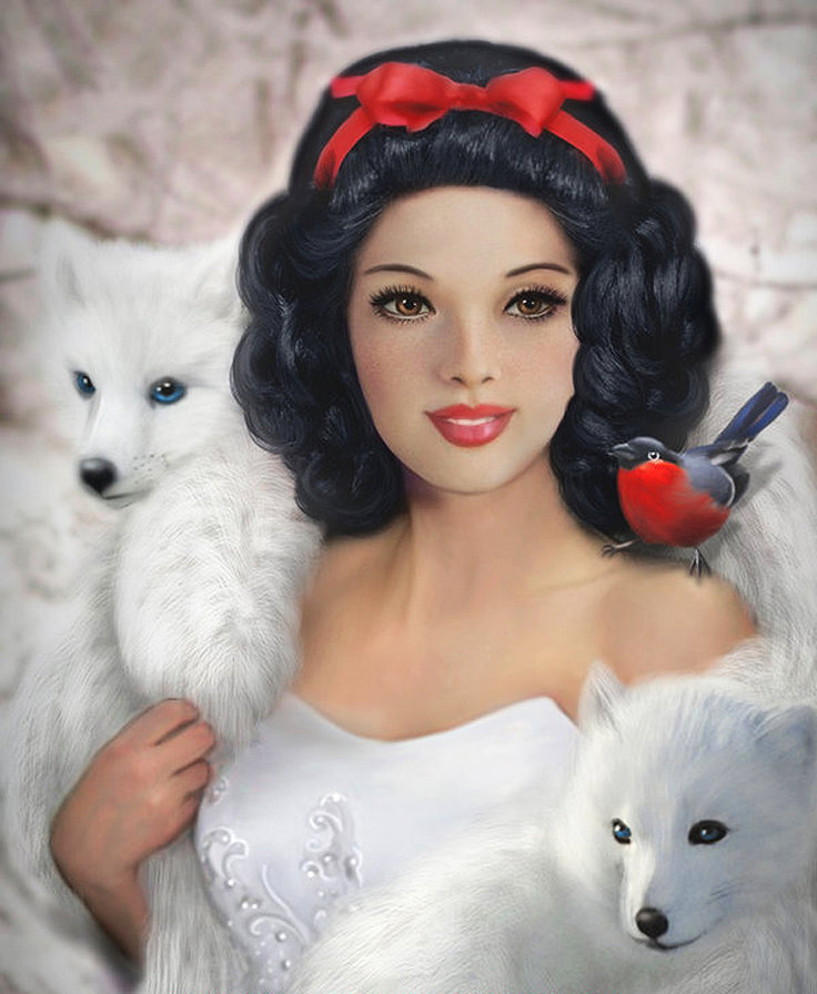 Белоснежка - красота, девушки - оригинал