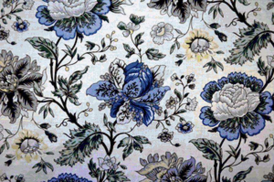 Узор для подушки - подушка, узор, цветы - предпросмотр