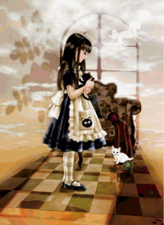 Как прикрасен домашний уголок - дети, детям, домашние животные, очаг, кошки - предпросмотр