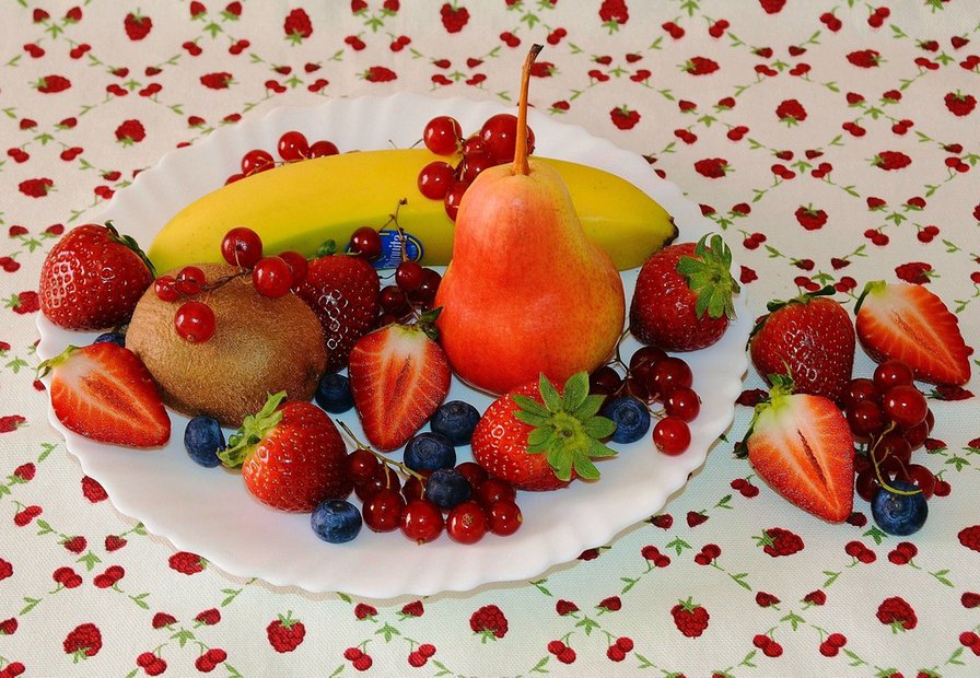 натюрморт на кухню - на кухню, натюрморт, ягоды, фрукты - оригинал