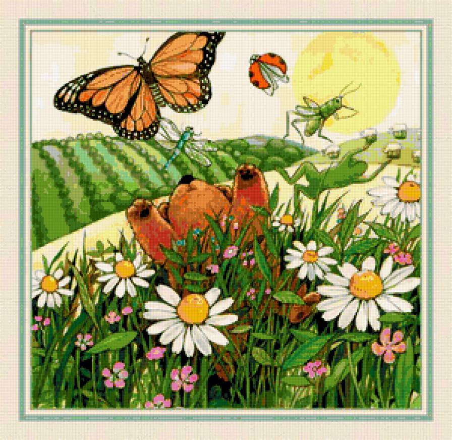 Рисунок к стихотворению на лугу. Бабочки на лугу. Луг с насекомыми. Летний луг с цветами и насекомыми. Бабочки на лугу для детей.