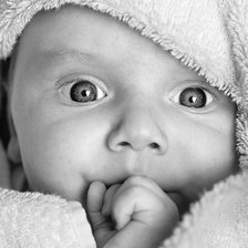 Схема вышивки «малыш в полотенце»