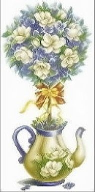 Панелька на кухню - цветы, кухня, красота - оригинал