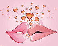 Схема вышивки «поцелуй»