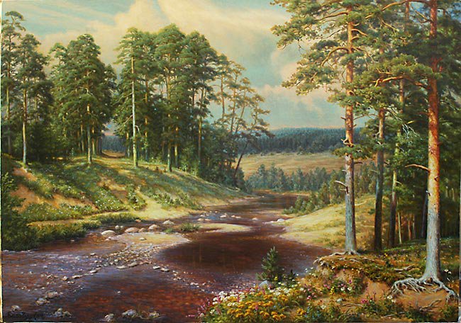 Пейзаж, лес - лес, пейзаж - оригинал