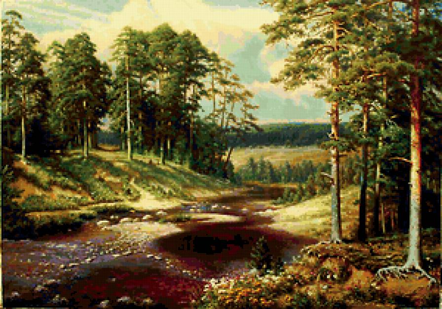 Пейзаж, лес - пейзаж, лес - предпросмотр