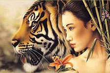 Схема вышивки «красота»