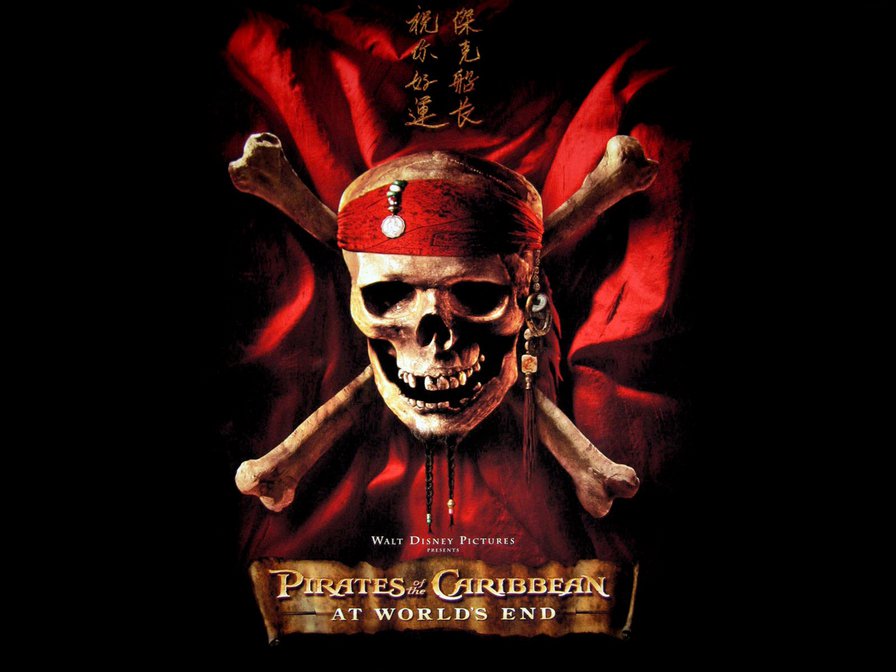 Череп - череп, кино, пираты карибского моря - оригинал