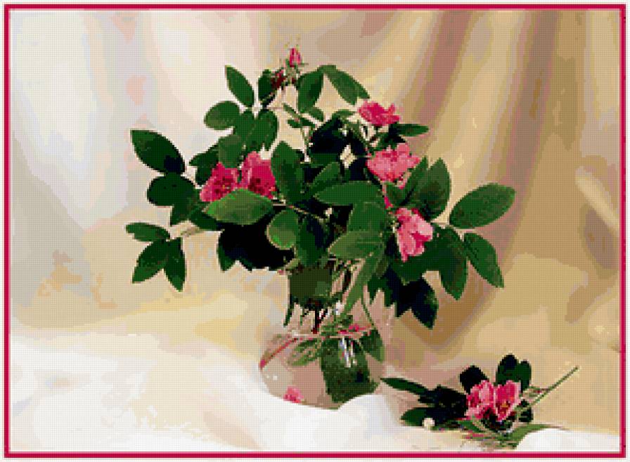 №320814 - розы, натюрморт, цветы, букет - предпросмотр