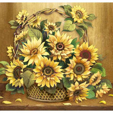 Подсолнухи