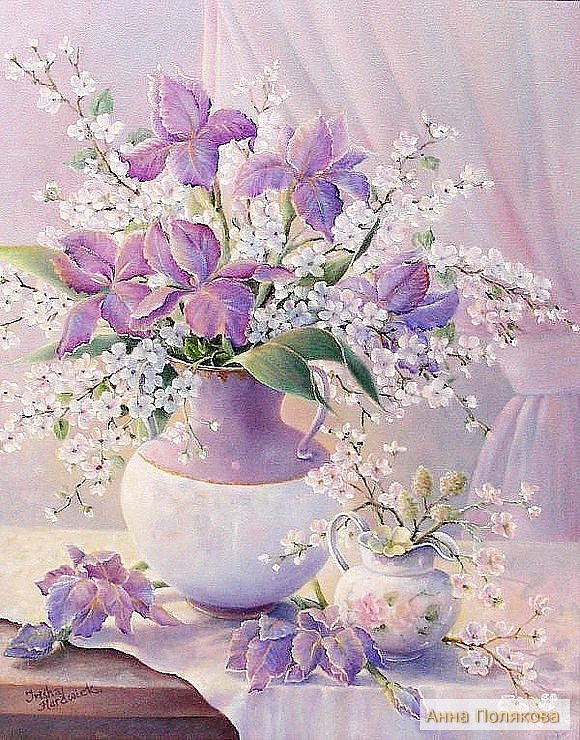 Лиловое утро - красота, цветы - оригинал