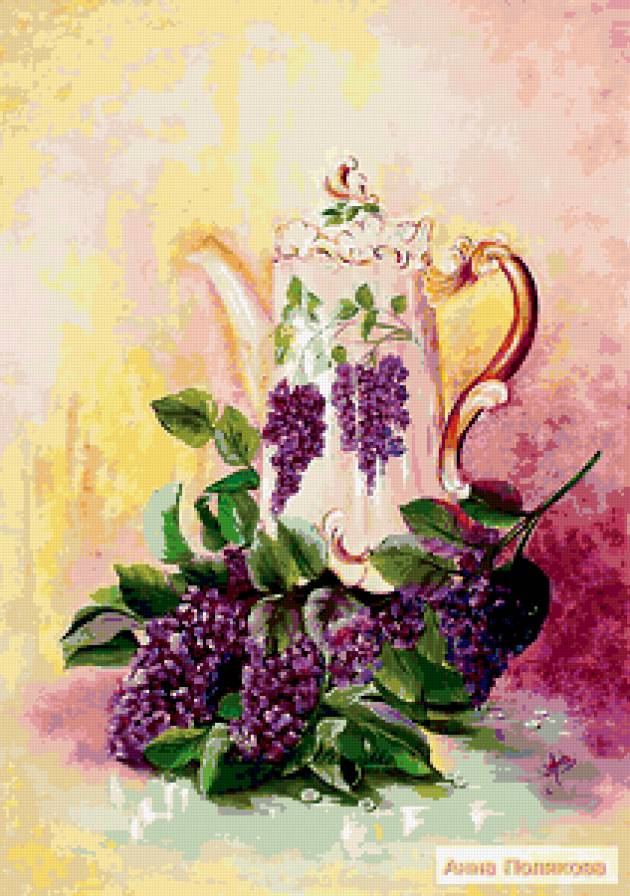 ветка сирени - цветы, кухня, красота - предпросмотр