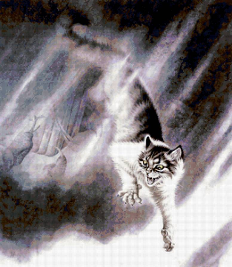 охота - кот, охота, кошка - предпросмотр