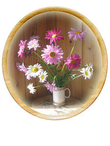 №321534 - цветы, ромашки, букет - оригинал