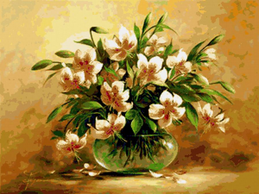 Тигровая лилия - цветы, флора.лилии.натюрморт, букет, природа - предпросмотр