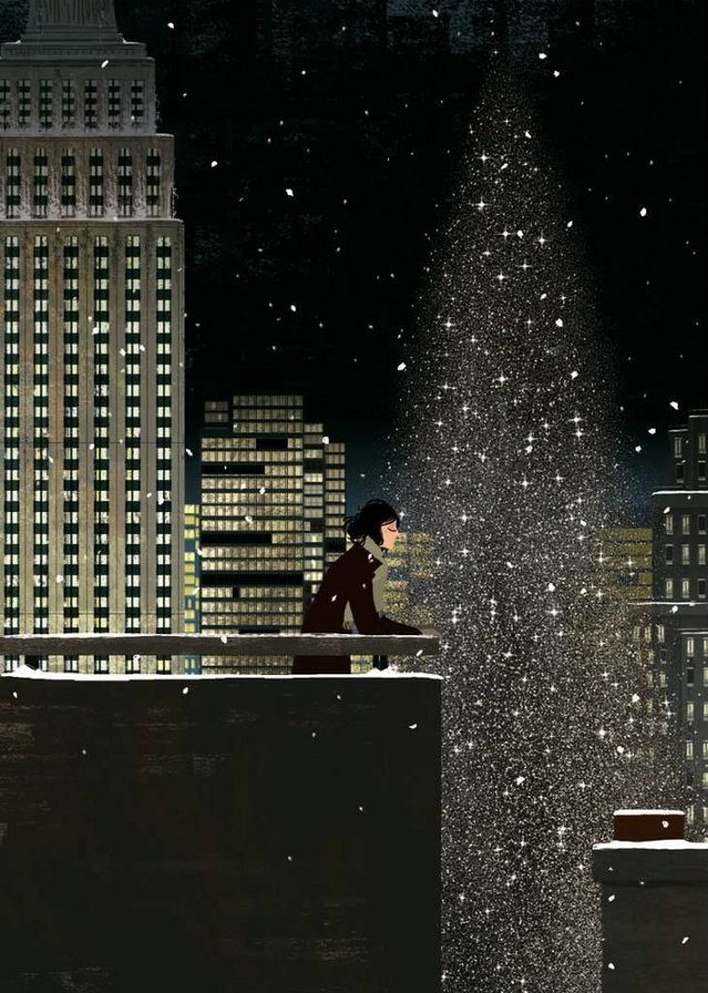 Полуночница - высотки, девушка, ночь, волшебство - оригинал