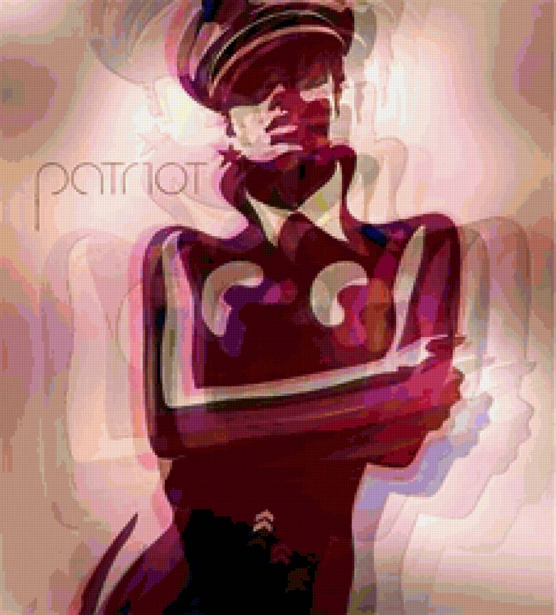 Patriot - девушка, постер - предпросмотр