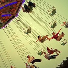 Схема вышивки «Качели»