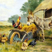 Схема вышивки «пейзаж»