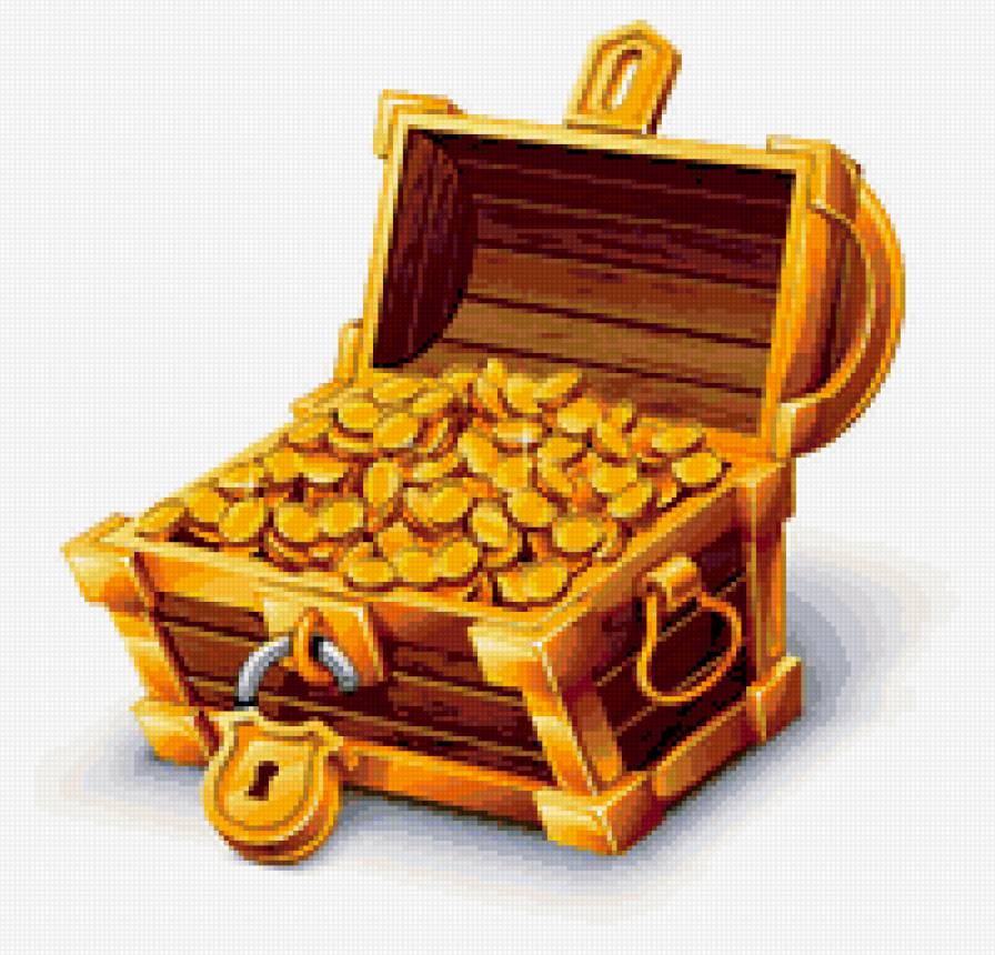 Сундучок с золотом - предпросмотр