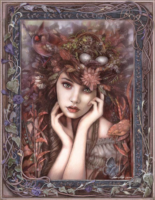 гнёздышко - красота, девушки - оригинал