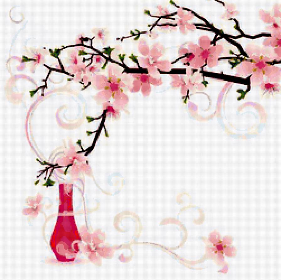 Цвет сакуры - цветы, сакура, природа, восток, вишня, весна, нежность - предпросмотр