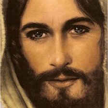 Оригинал схемы вышивки «иисус» (№323009)