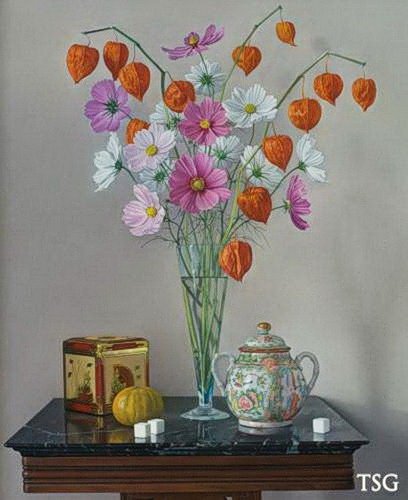 Натюрморт с сахаром - натюрморт. кухня. посуда.цветы.букет. - оригинал