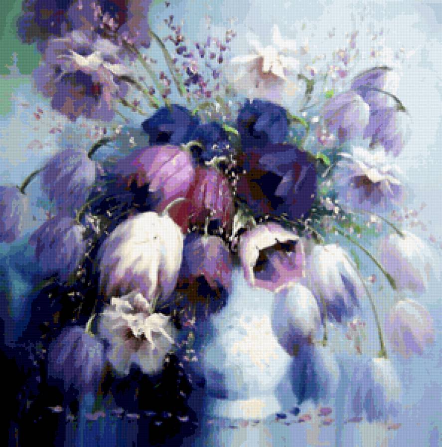 Натюрморт - натюрморт, цветы - предпросмотр