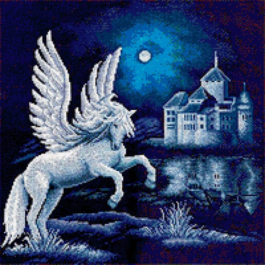 Пегас - пегас, лошадь, кони, фэнтези - предпросмотр