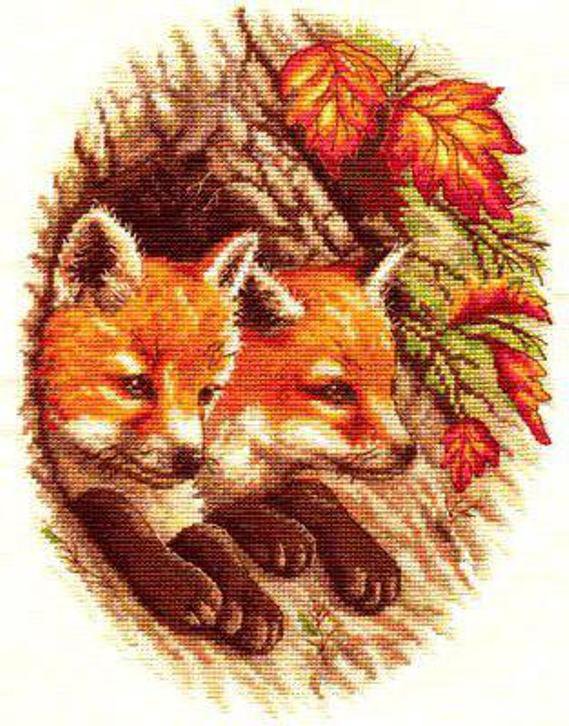 лисята - нора, лисята - оригинал