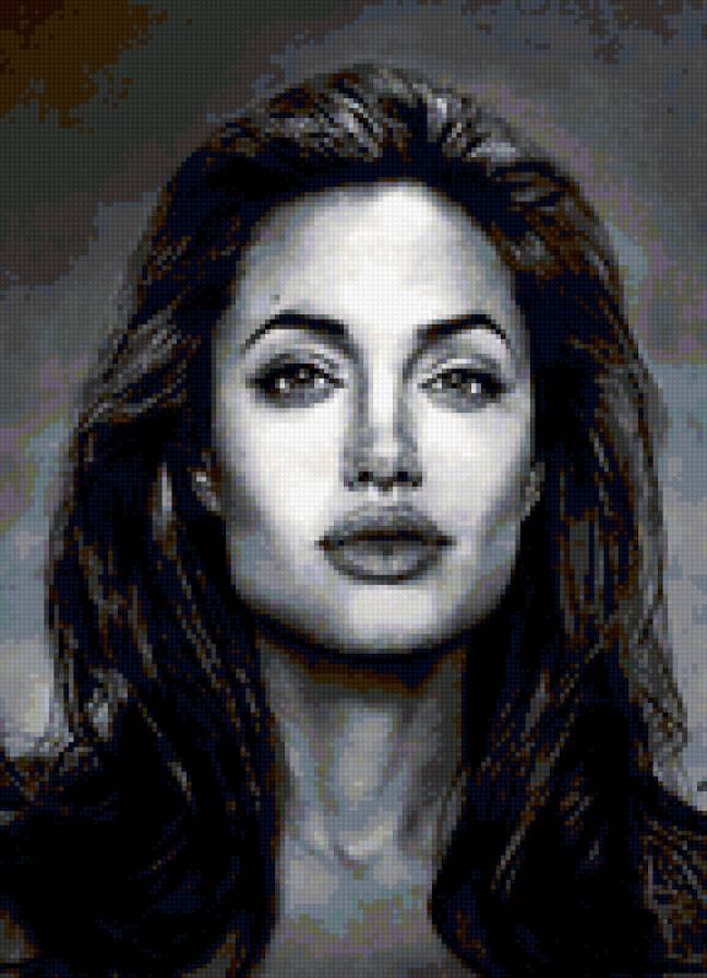 Анджелина Джоли - джоли, портрет, девушка - предпросмотр