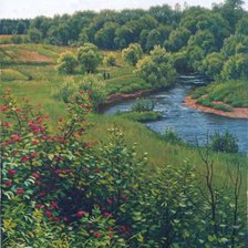 Схема вышивки «Серия "Пейзажи"»