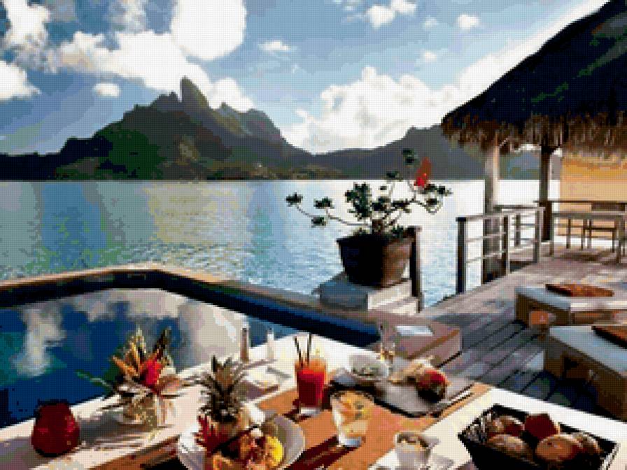 Завтрак на бора бора - отдых, бора-бора, завтрак - предпросмотр