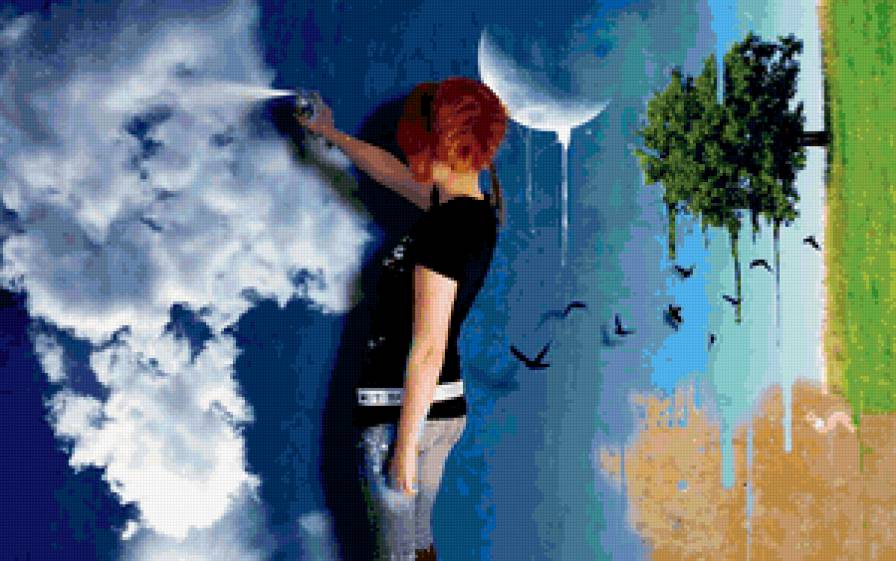 Творчество - творчество, девушка - предпросмотр